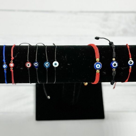 Cant See The Haters Over My Lashes Evil Eye Bracelet - Picture 1 of 15